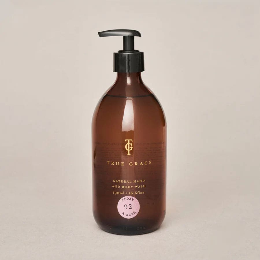 Burlington Cedar and Rose - Natural Hand and Body Wash, 490ml