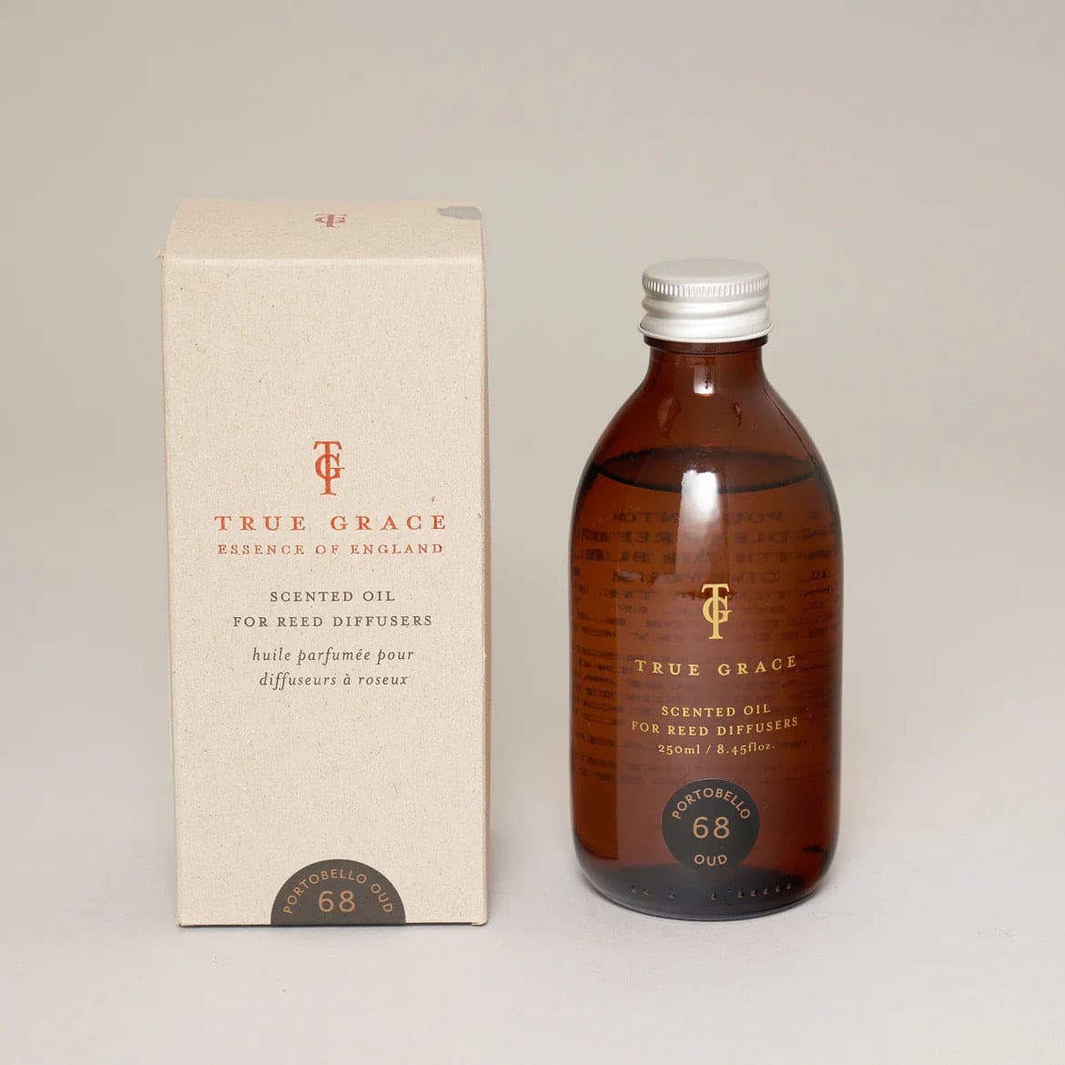 Nachfüllflasche für Burlington Raumduft Diffuser mit Stäbchen - Portobello Oud 250ml