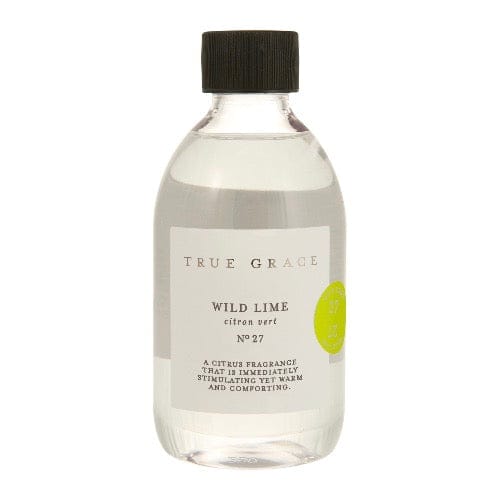 Village- Nachfüllflasche für Raumduft Diffuser mit Stäbchen Wild Lime - Wilde Limette 200ml. -kasubeauty